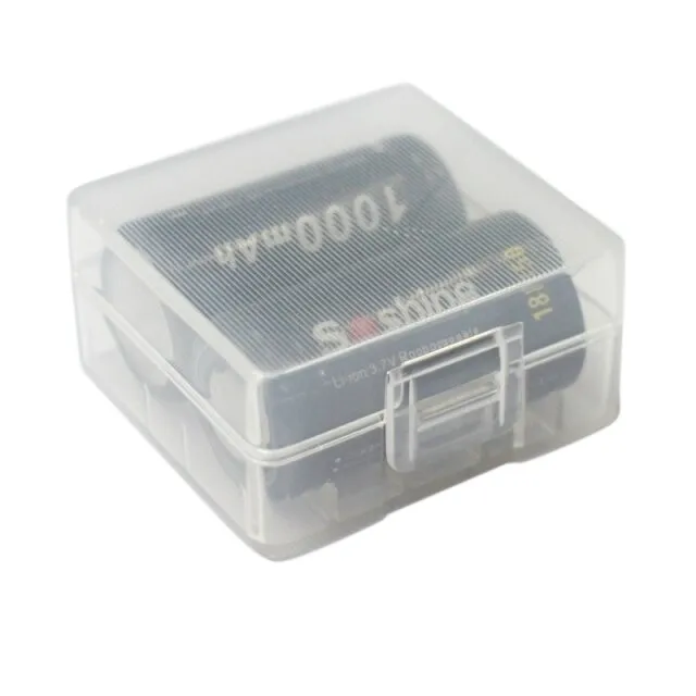 30pcs/lot MasterFire Plastic 18350 Battery Holder Storage Box Case Shell 2 Slots 2 x 18350 Batteries Protective Cover Container