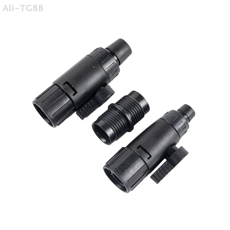 1PCS Doppel Tap Quick Release Stecker 12mm/16mm Aquarium Wasser Control Ventil Schlauch Rohr System Kit montage Zubehör