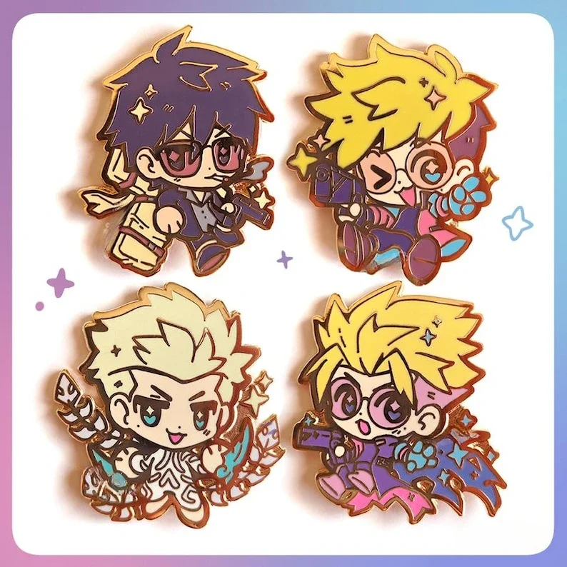 Alfinetes de esmalte duro Trig Stampede