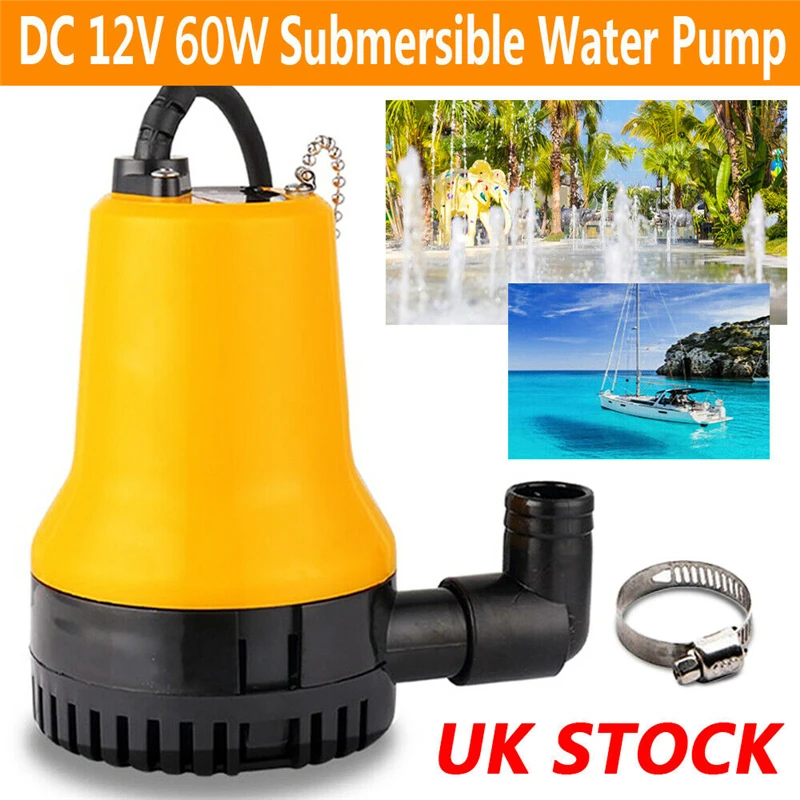 50W 4500L/H 5m DC 12V/24V Wasserpumpe Bürstenlosen Motor Wasser Zirkulation Tauchpumpe Bewässerung brunnen Fisch Teich Waschen Auto – Detail 9
