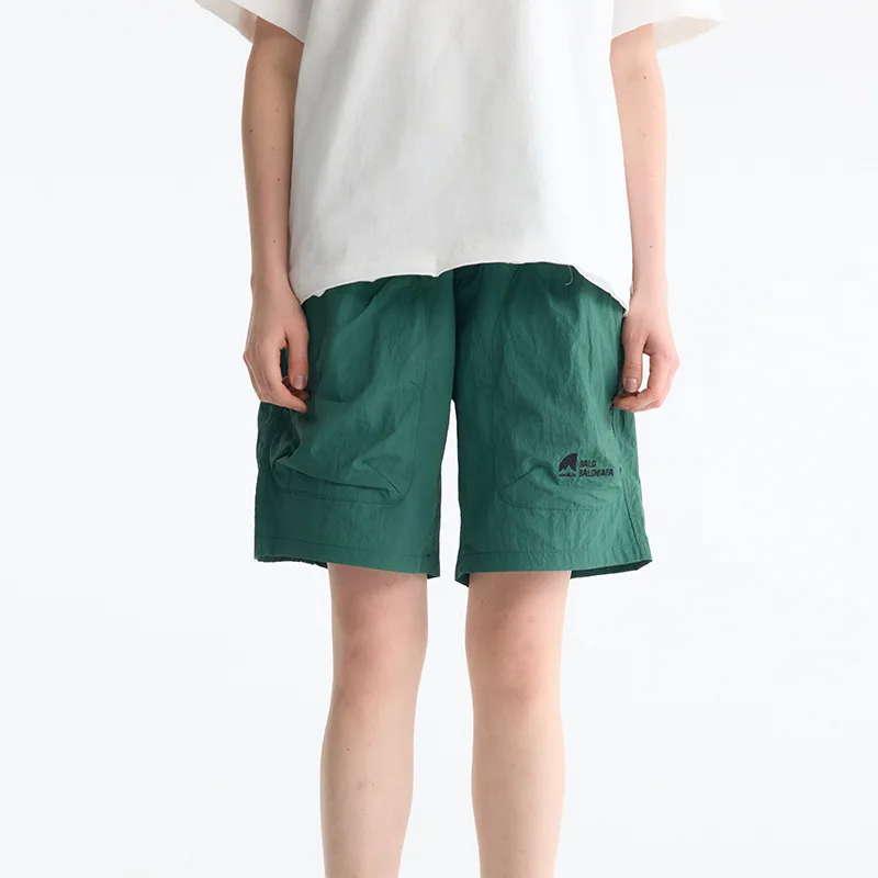 Весна-лето, новая рабочая одежда в американском стиле, дышащие быстросохнущие спортивные шорты на шнуровке, свободные шорты унисекс с пятью точками и принтом Z9TK