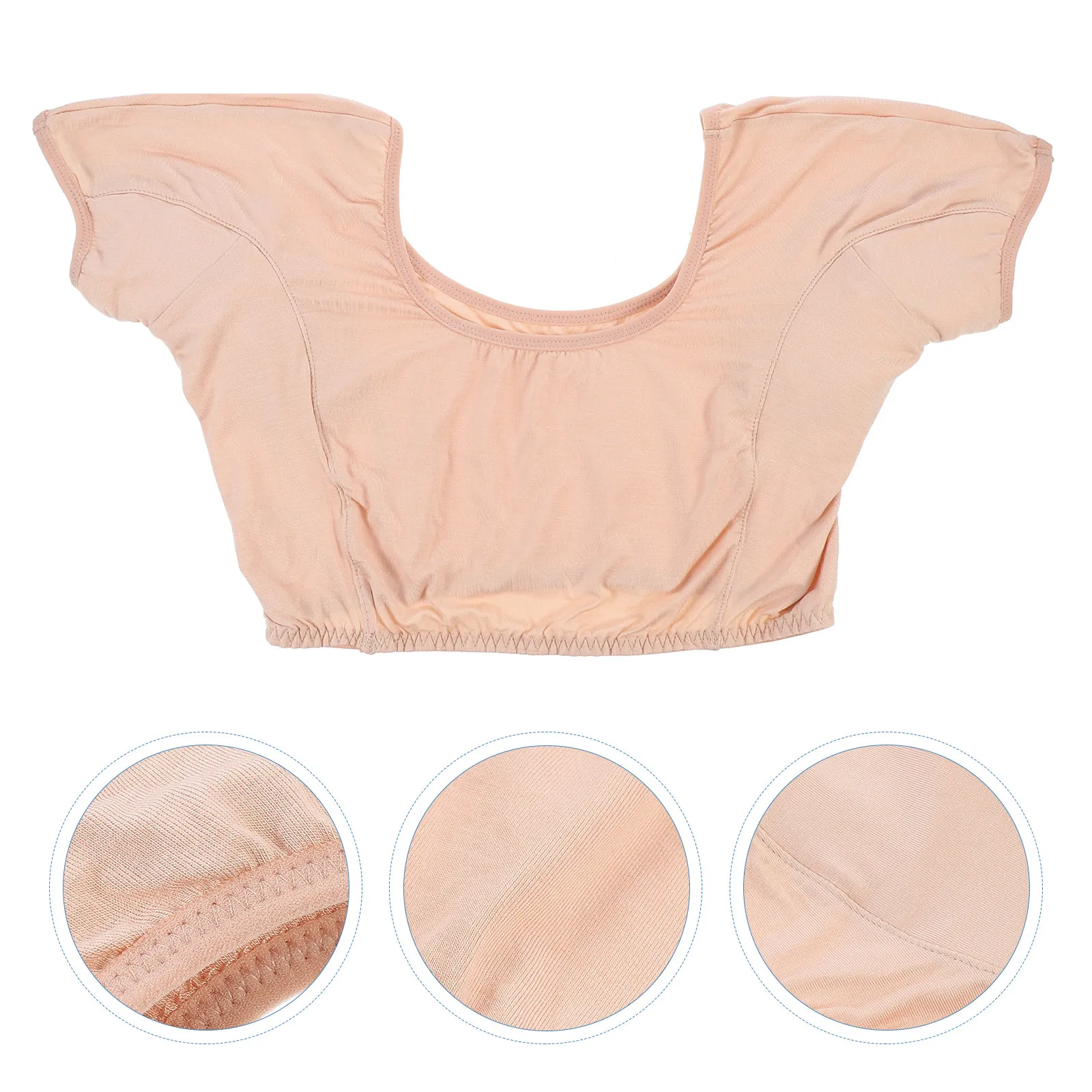 

1 шт. хлопковый жилет с вкладышами от пота для подмышек, дышащий, впитывающий пот, влагозащитный жилет для женщин, для спорта, бега, тренировок, лета