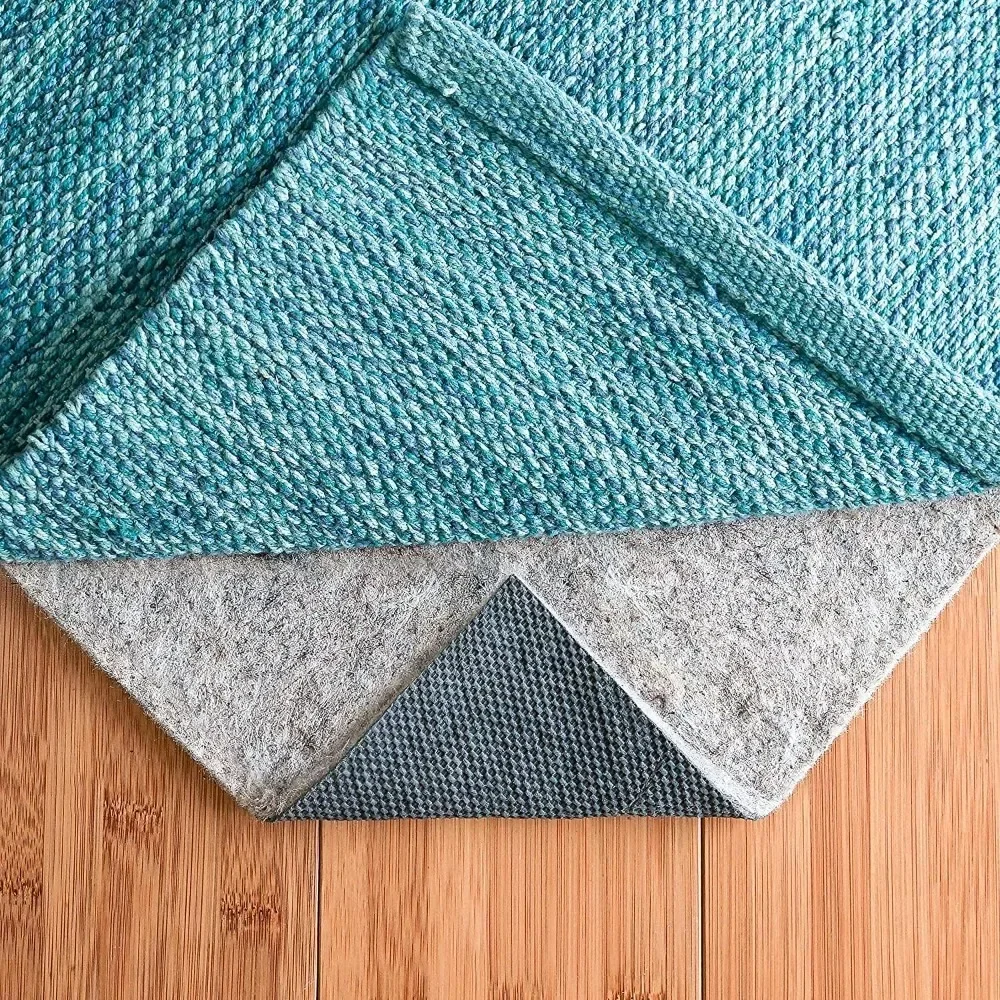 Dual Surface - Felt + Rubber - Non-Slip Backing Rug Pad - Safe for All Floors