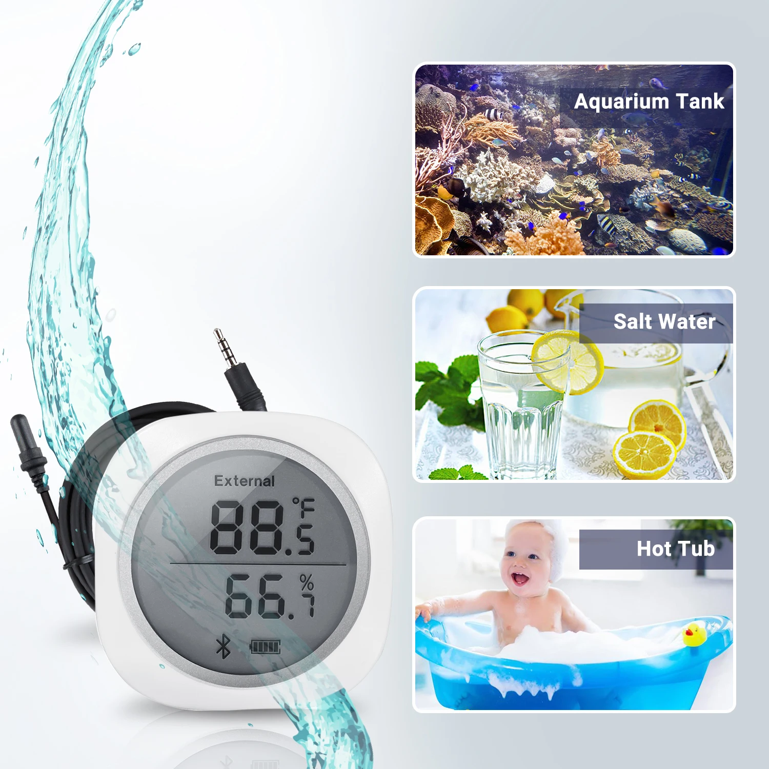 

INKBIRD Smart Digital Home Indoor Temperature Humidity Meter Digital Thermometer Hygrometer Sensor Gauge Weather Station