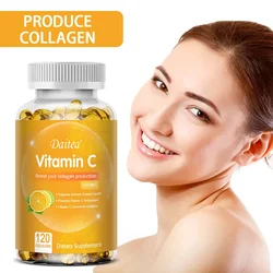 Vitamin C 2000 Mg, Promotes Collagen Production, Vitamin C Liposomal Dietary Supplement, Non-GMO and Gluten-Free Vegetarian