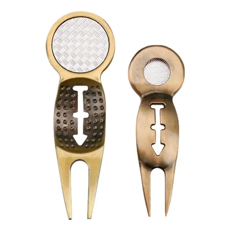 Golf Divot Tool Golf Divot Repair Tool Golf Pitch Putting Green Fork Golf Training Aids Green Tool Accessories For Golfer Golf