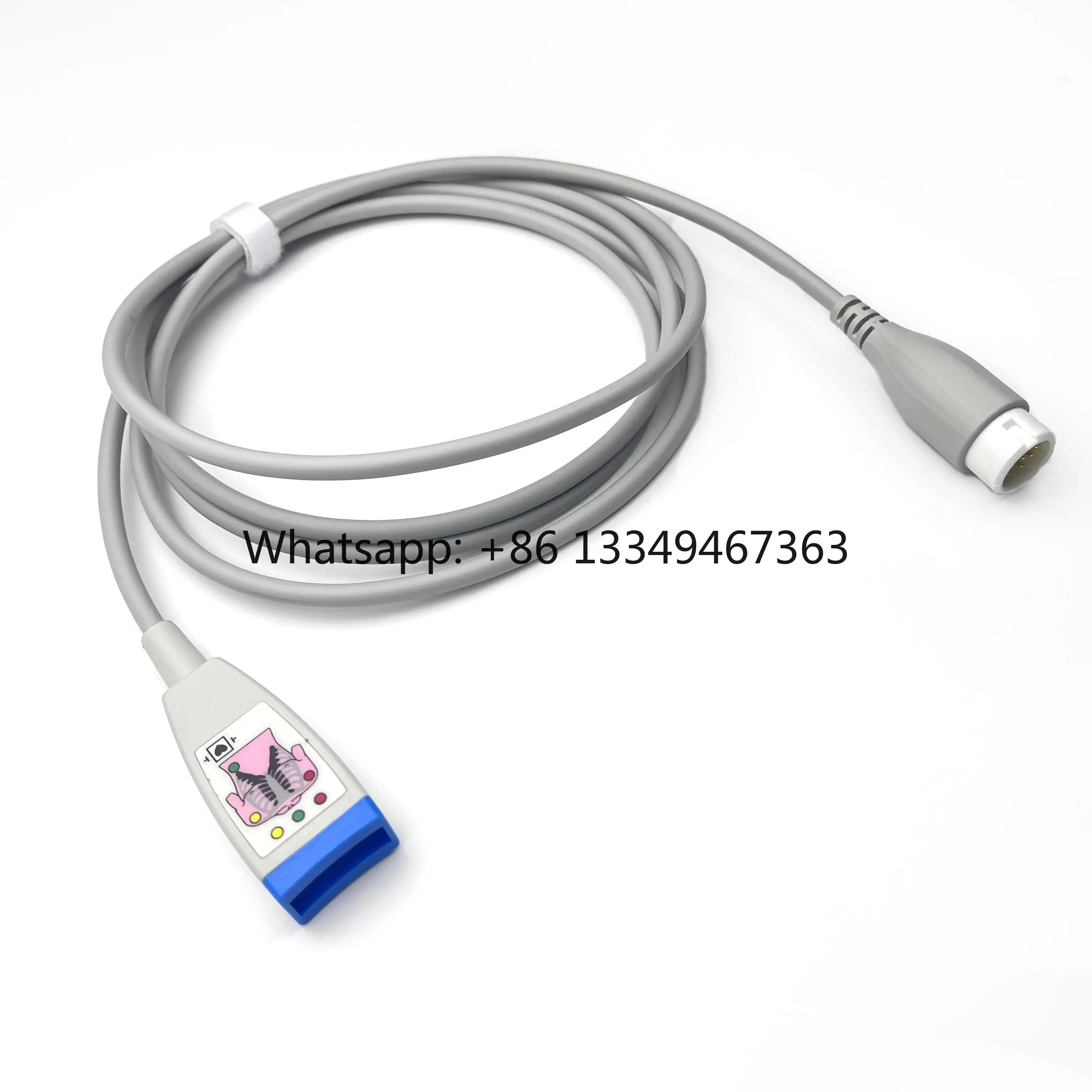 

In Stock Medical Supplier Compatible with M1668A 989803145061 12Pins AHA & IEC Trunk Cable Hot Sale