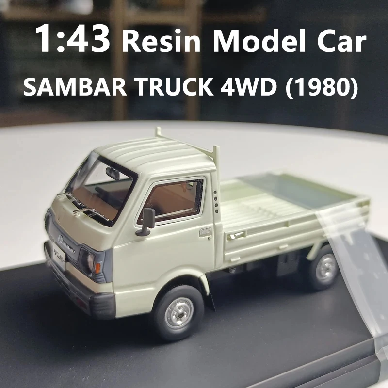 

Масштабная модель автомобиля 1:43, SAMBAR TRUCK 4WD (1980), литая смола, высокая имитация автомобилей, коллекция игрушек для мальчиков, украшения, подарки