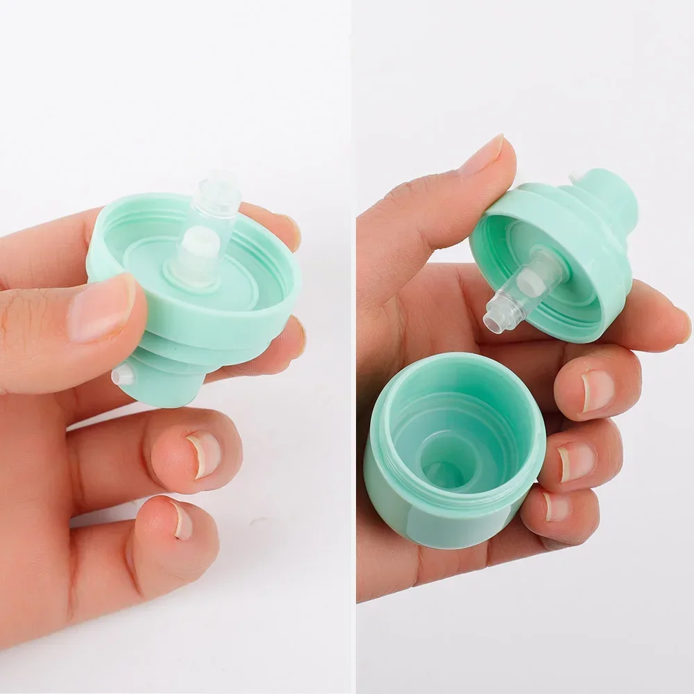 15ml 30ml 50ml Plastic Upside Down Skincare Cosmetic Packaging Empty Refillable Bottle  Face Cream Lotion Airless Pump Bottle