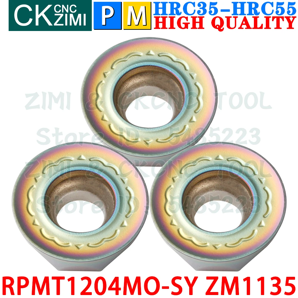 RPMT1204MO-SY ZM1135 RPMT 1204 MO SY ZM1135 R6 คาร์ไบด์แทรกรอบมิลลิ่งแทรกแนวตั้ง Indexable เครื่องมือ RPMT1204 EMRW 6R CNC เครื่องกลึงโลหะเครื่องกลึงโลหะเครื่องมือ