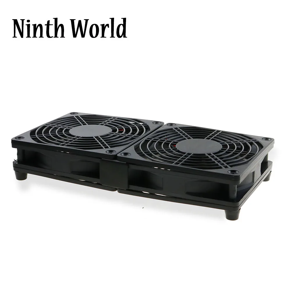 Wentylator chłodzący router DIY PC Cooler TV Box Bezprzewodowy cichy cichy DC 5V USB Power 120mm 240mm Wentylator 12CM W/Screws Protective Net