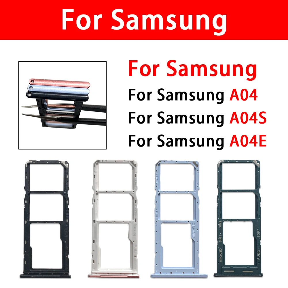 

20 Pcs For Samsung A04 A04E A04S SIM Card Tray Holder Slot Adapter Replacement Repair Parts