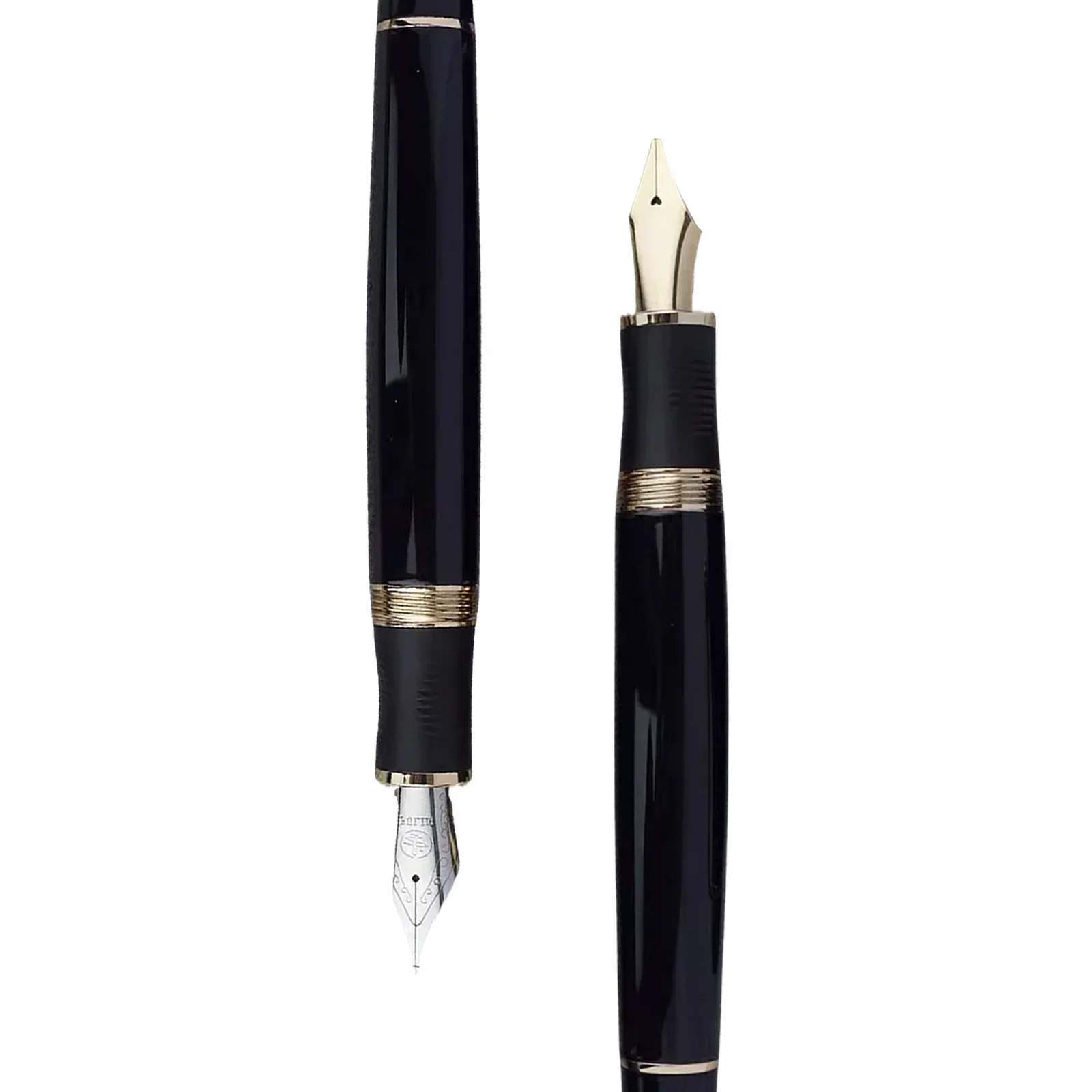 High-end Fulin 385 Fountain Pen with handmade No.35 Long Iridium \ Alloy Soft and flex Nib EF/F/M/B Writing Office Stationery