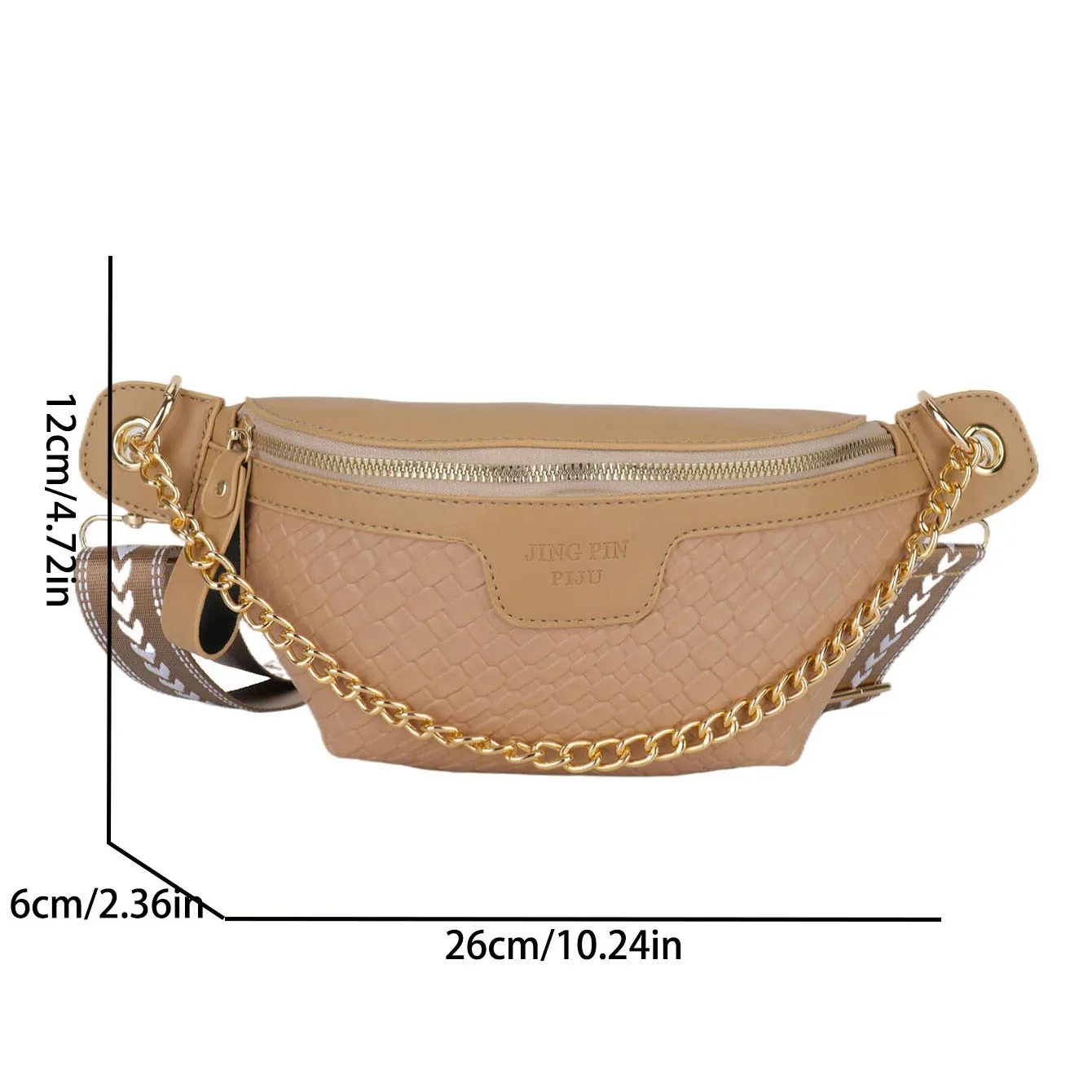 Small Crossbody Bag For Women Quality Pu Leather Waist Bag Fashion Fanny Pack Female Designer Handbag And Purse Banana Belt Bag