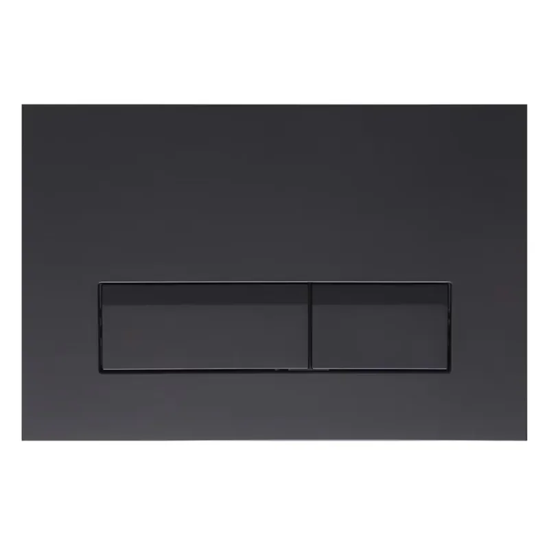 Stainless Steel Hidden Tank Flush Plate Double Actuator Button for Concealed Cistern Wall Mounted Toilet Push Panel