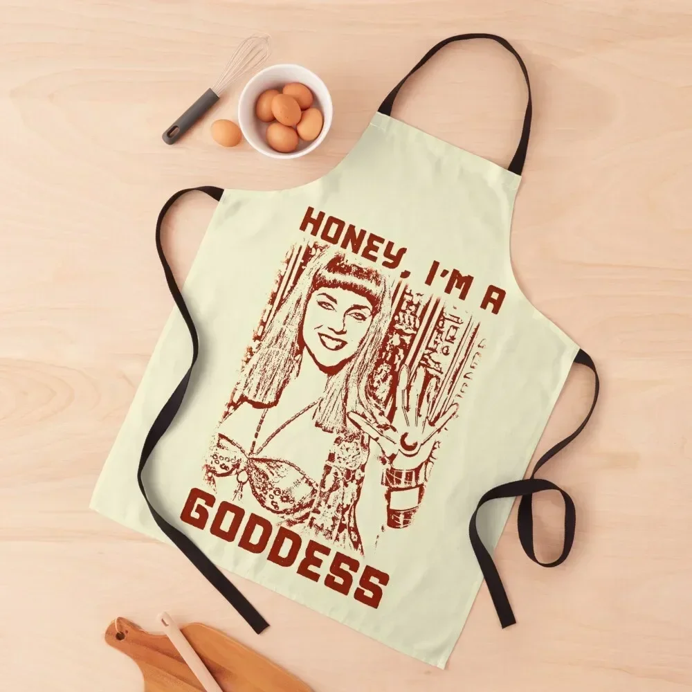 

Honey, I'm a Goddess Apron custom women's kitchen kitchen utensil Kitchenware Home Supplies Apron