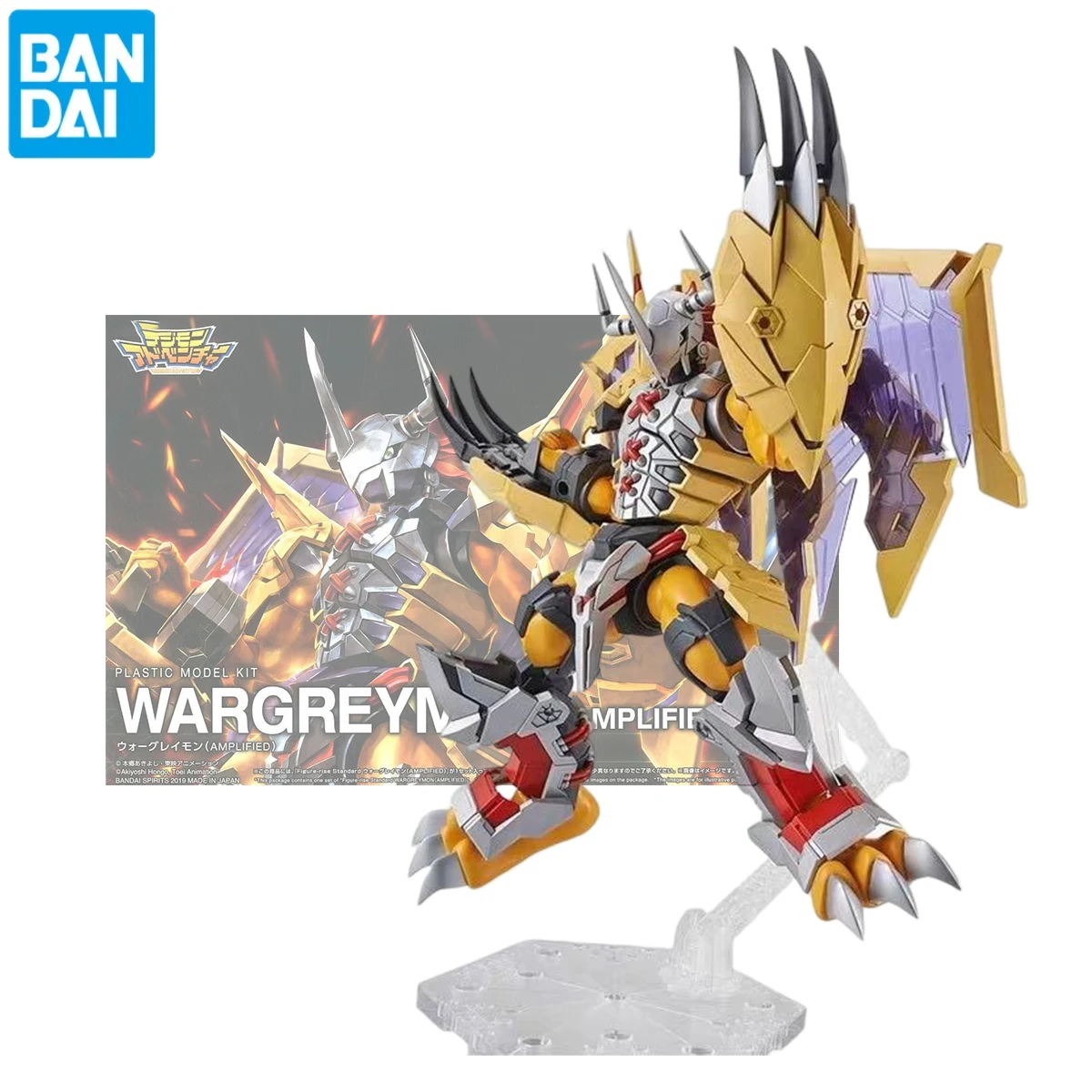 

BANDAI Digimon Adventure Original In Stock FRS Figure-Rise War Greymon Assembly Action Figures Anime Figurine Toys