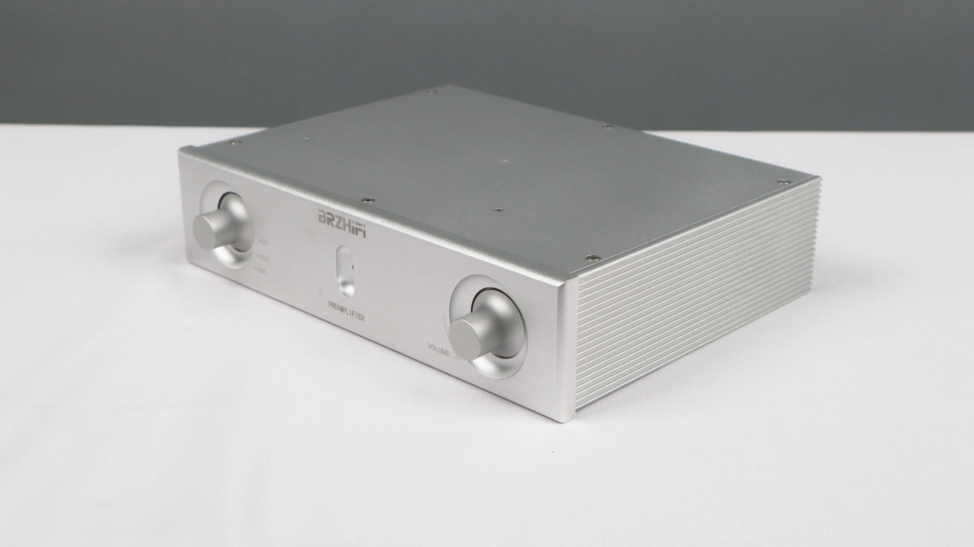 2606A Full aluminum preamp chassis Power amp box /DIY case Silver for JC2