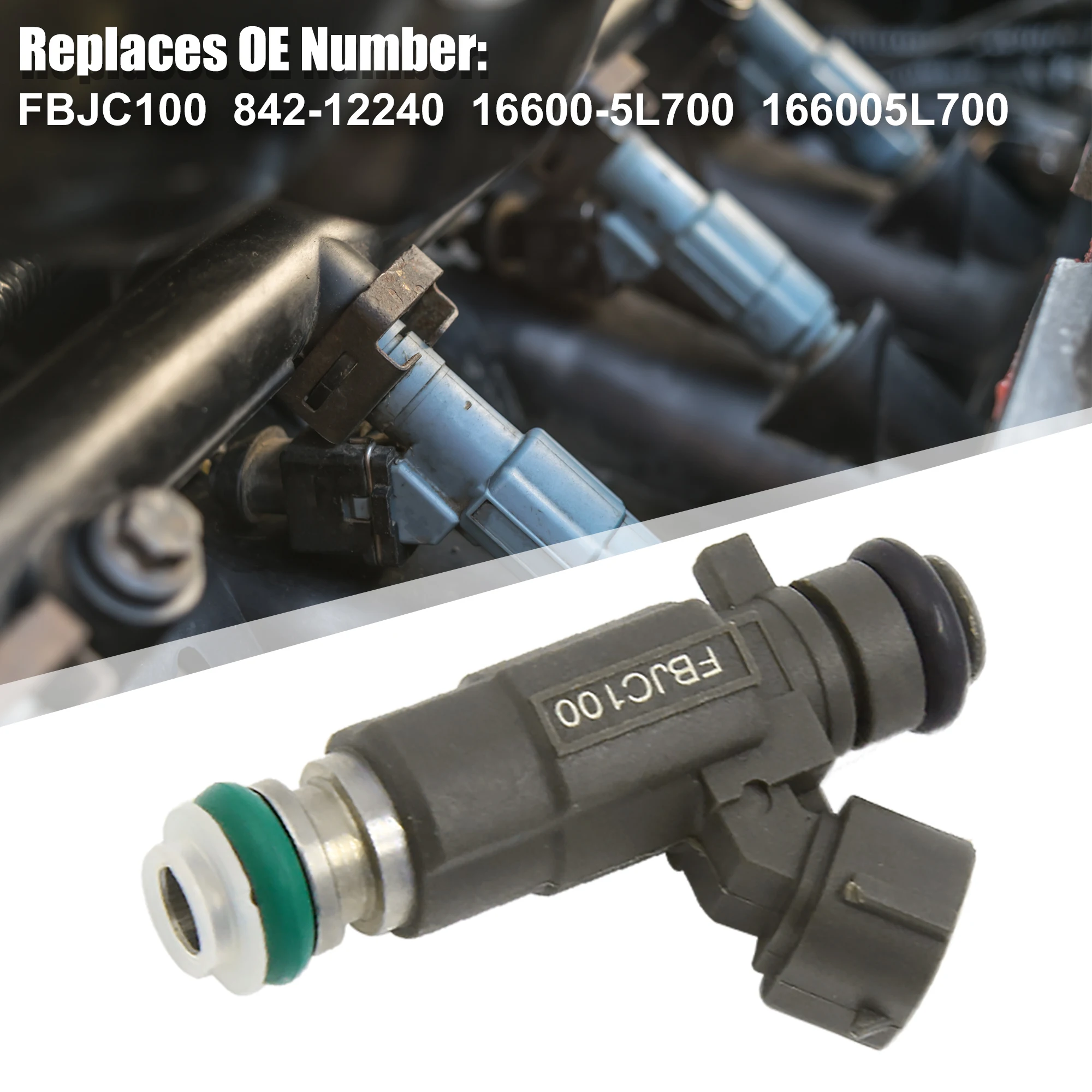 

UXCELL FBJC100 16600-5L700 Топливная форсунка для Nissan 350Z 2003-2005 для Pathfinder 00-04