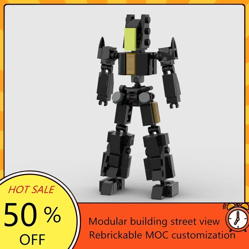 

Набор из 137 деталей: Популярная модель космического боевого робота из фильма «Звездные войны», конструктор MOC, модульные технологичные блоки, подарок на праздник, игрушка для сборки для детей