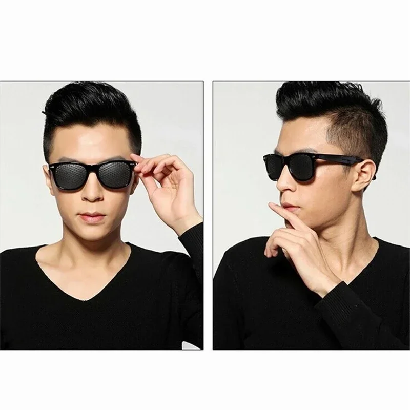 نظارات تصحيحية يمكن ارتداؤها للعناية بالرؤية ، حماية العين ، محسّن ، ثقب ضيق ، ثقب دبوس ، مضاد للتعب #6