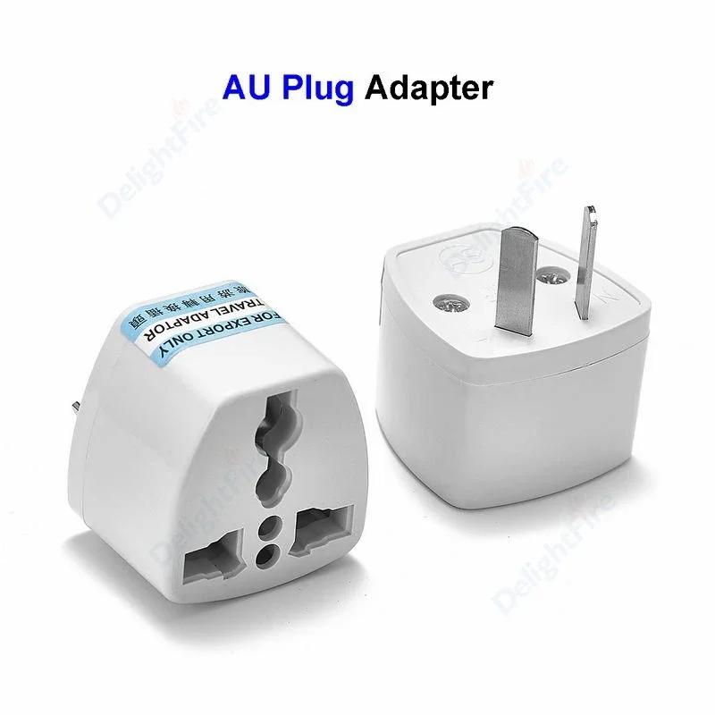 

1pc Universal AU Plug Adapter EU European US American UK To Australia Travel Power Adapter Plug Socket Electrical Outlet