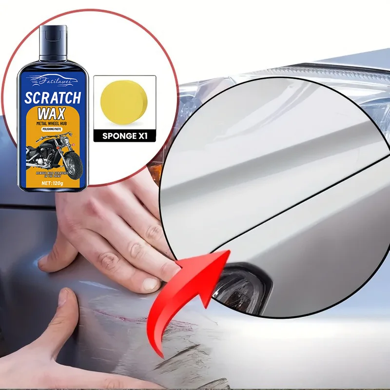 

Комплект для ремонта автомобильных царапин для фиксации краски на кузове, полировки для удаления царапин, полировки кузова и воска против царапин