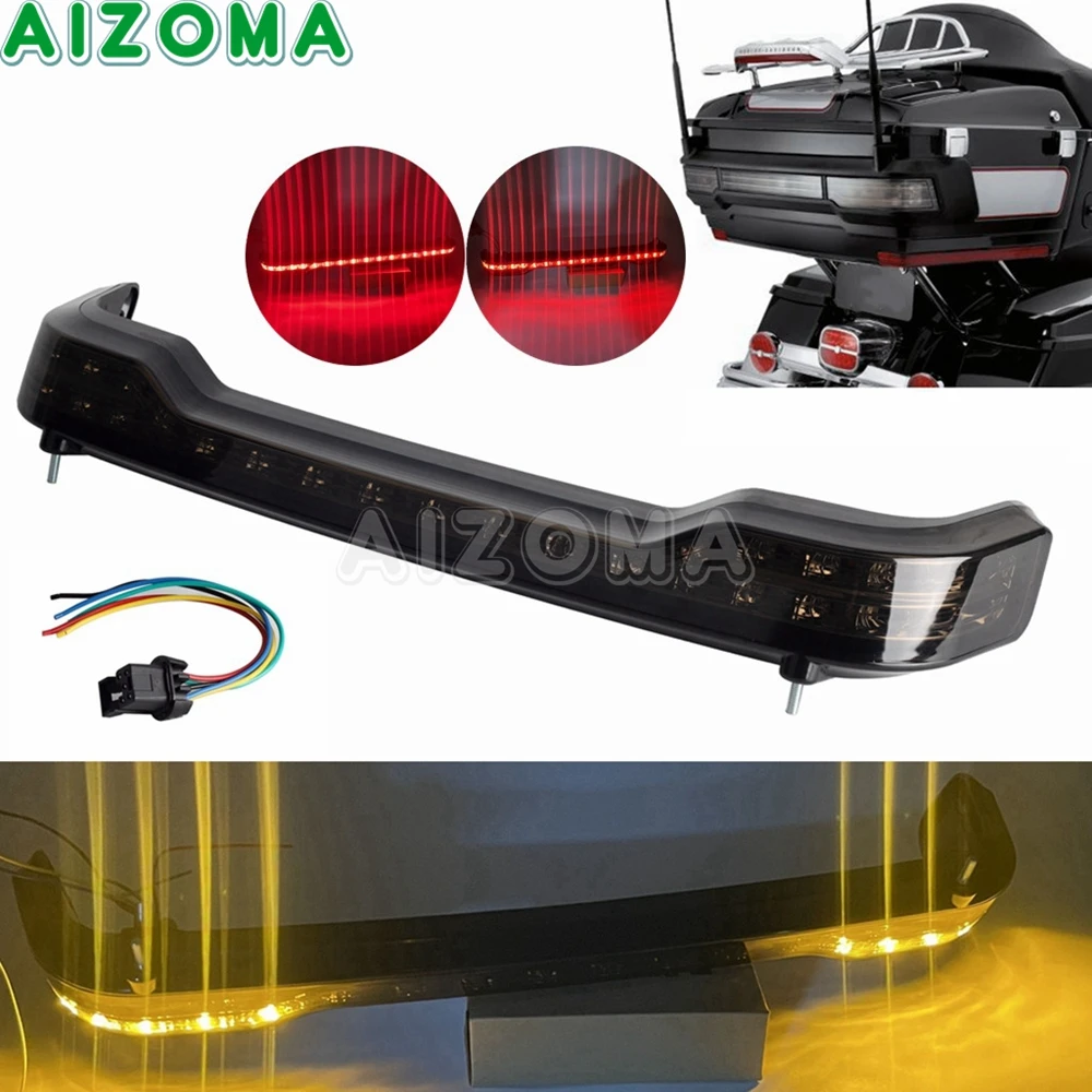 Motorcycle LED Tour Pack Tail Brake Turn Signal Lights For Harley Touring Electra Glide Ultra Limited Road Glide Tri Glide 14-19