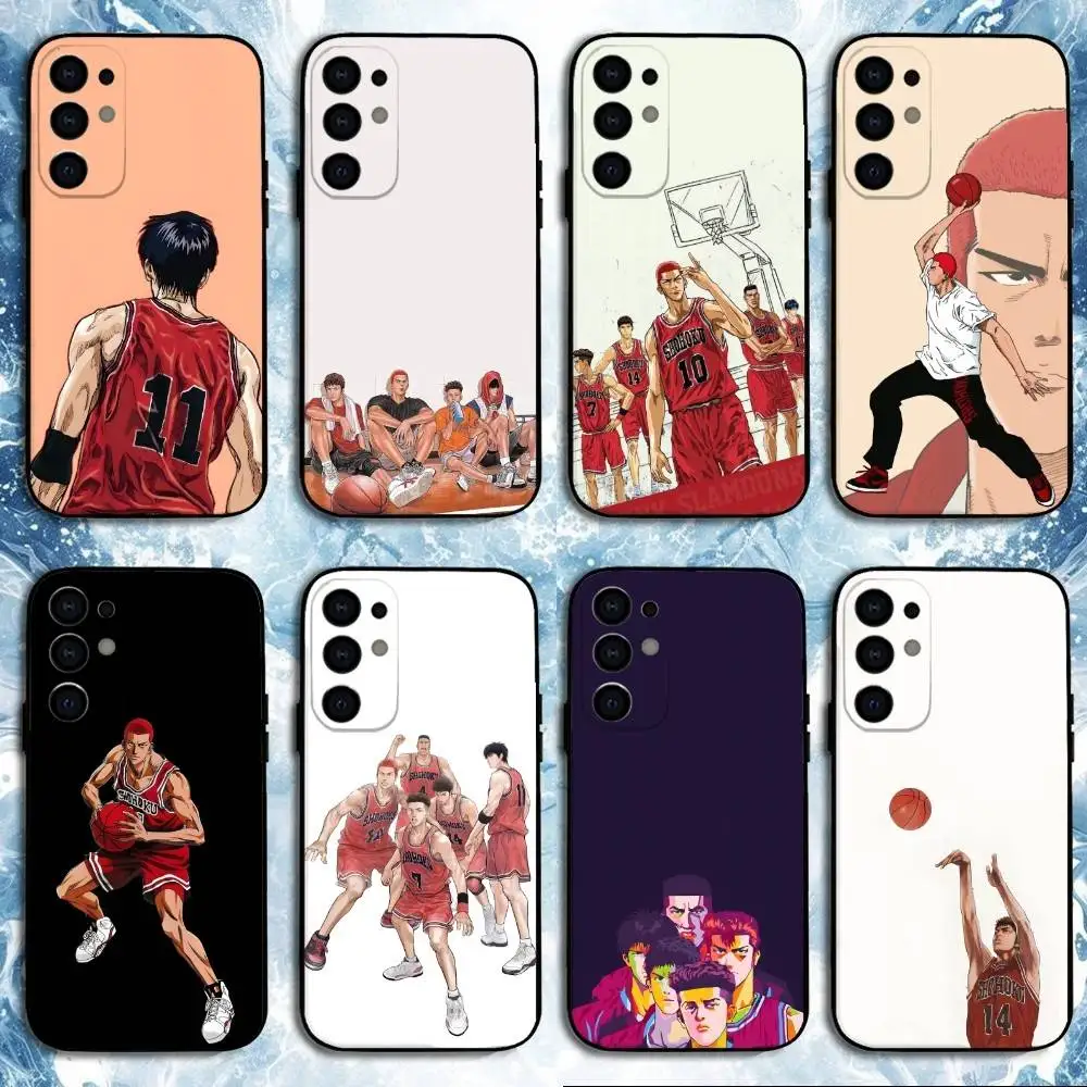 

Anime Cool Slam Dunk Phone Case For Samsung S25,S24,S23,S22,S21,S20,Plus,Fe,Lite,Others Black Cover