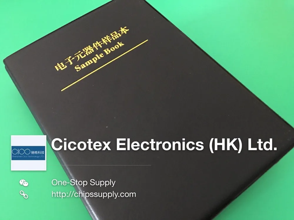 0805 SMD 저항 샘플 북, 170 값 * 25 개 = 4250 개 1%, 0ohm ~ 10M 칩 저항 모듬 키트