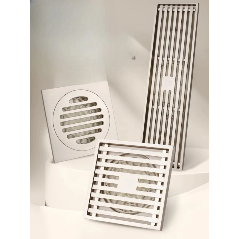 

floor drain deodorant all copper cream wind flagship store official long invisible toilet bathroom shower