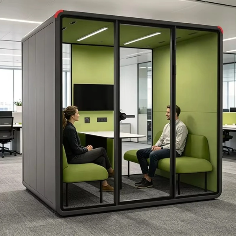 Acoustic Silent Office Pods Isolate The Noise Meeting Booth Work Be Quiet Rest Booth With Ventilation System