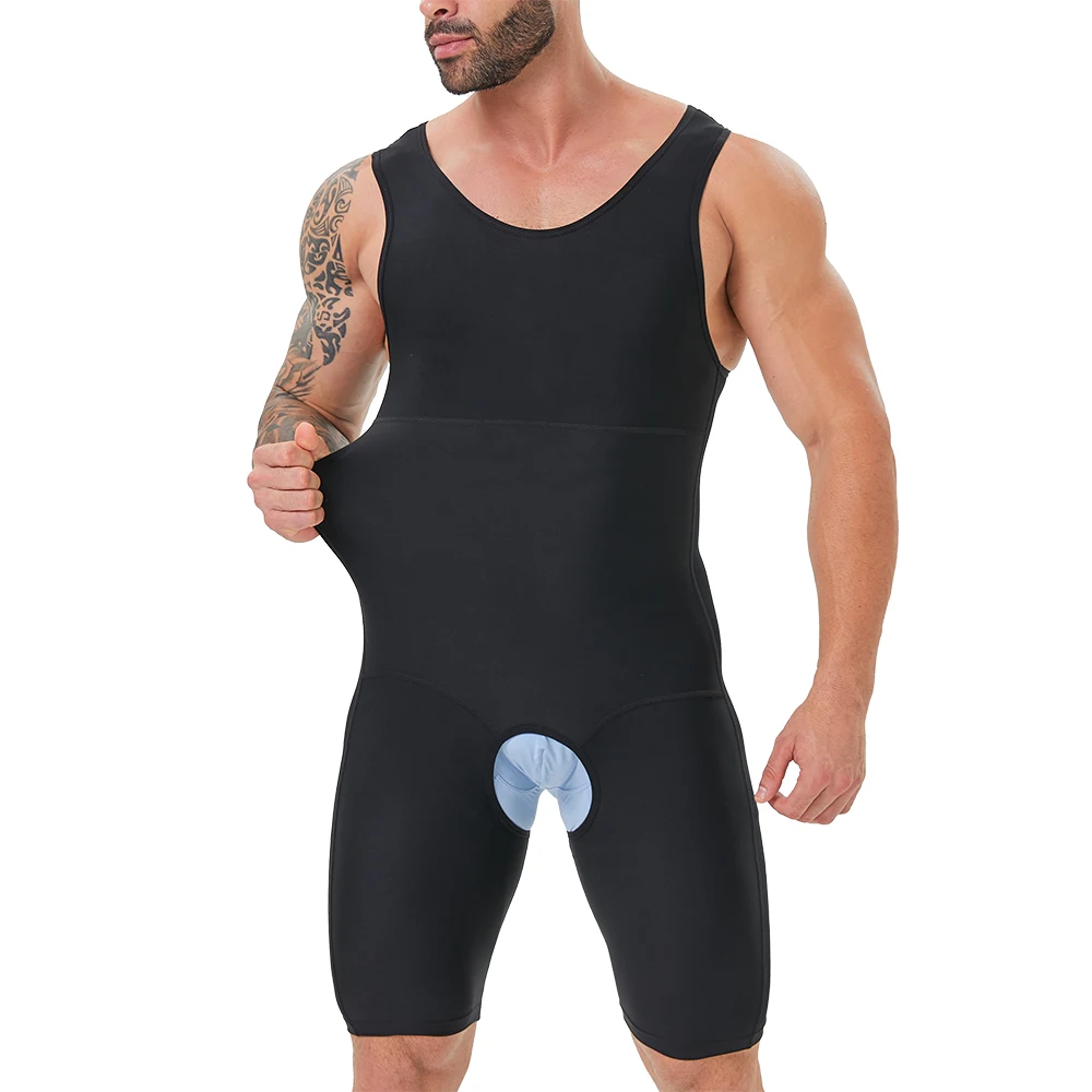 2024 Newest Mens Full Body Shaper Underwear Compression Bodysuit For Tummy Control Butt Lift Chest Slim Shapewear