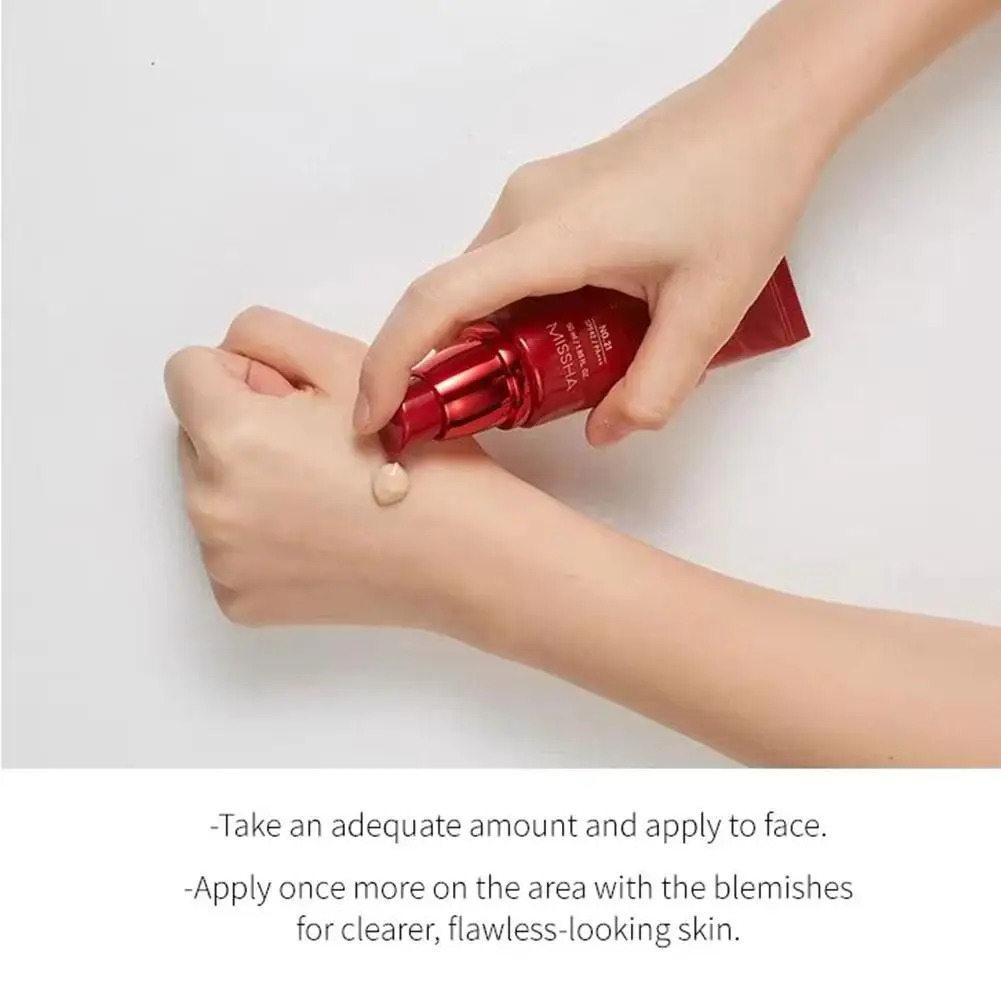 50ml Fond De Teint correcteur multi-fonctions BB Crème Soin hydratant effet éclat Immédiat Base Maquilla