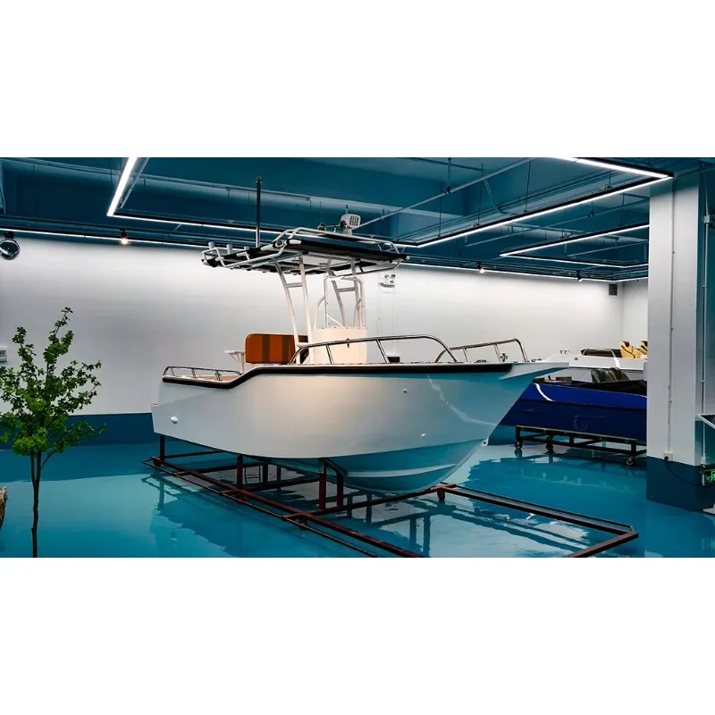 Customized 2026 18ft Aluminium Center Console Sport Fishing Boat with Motor and T Top for Sale