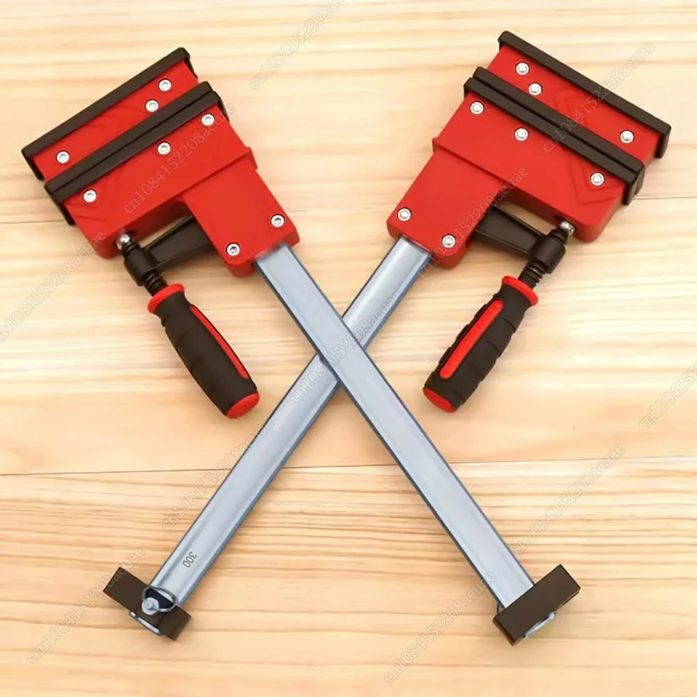 1PC Woodworking 300/400/500/600mm Heavy-duty Parallel F Clamps Bar Clamp 95mm Throat Depth 700KG Clamping Force Durable