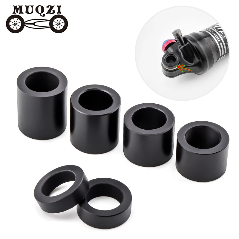 MUQZI Rear Shock Bushing Gasket DU Bushing Repair Parts MTB Bike Rear Suspension Spacer Shock Absorber Washer