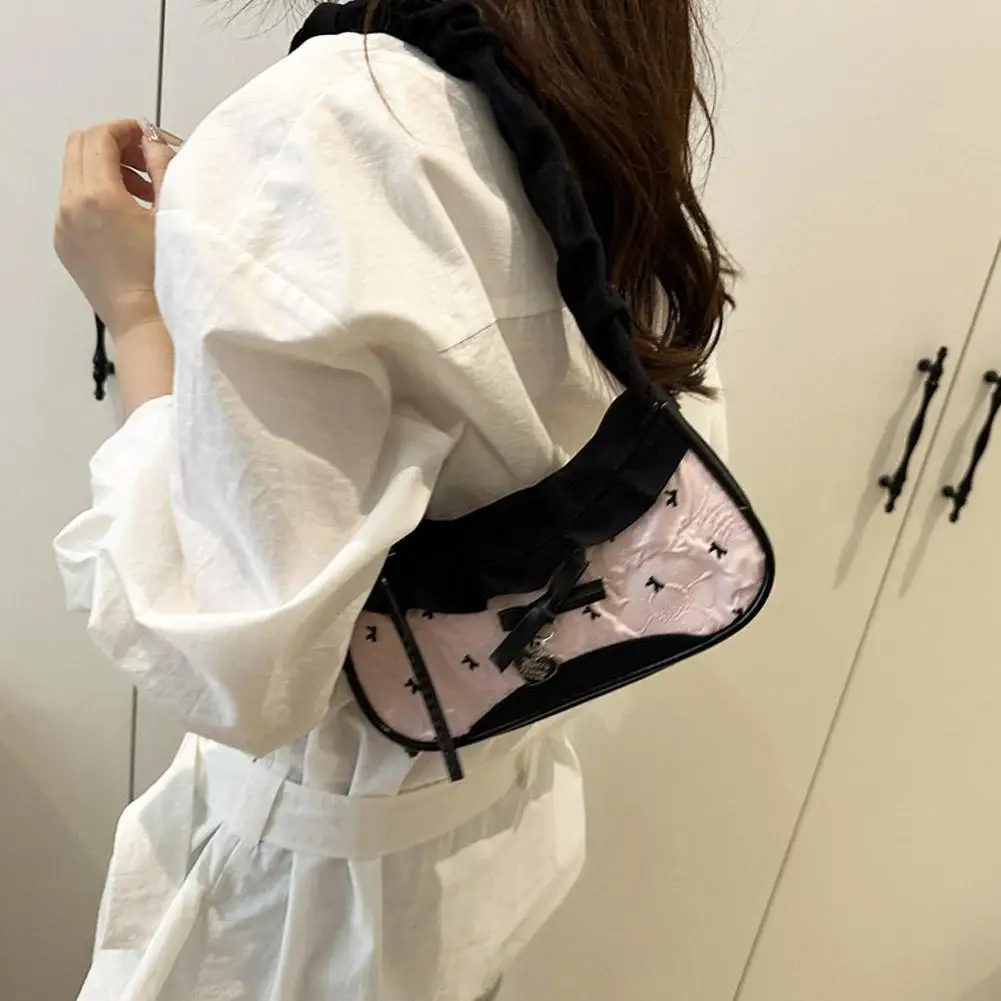 New Cute Checkered Handheld Underarm Bag Cowboy Sweet Women'S Simple And Fresh Y2k Fashion Casual Shoulder Bag Gift For Fri Z2Y3