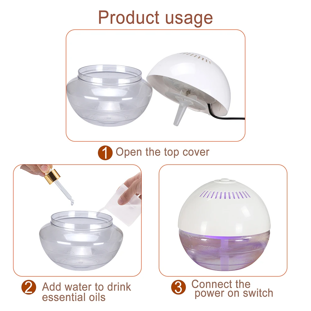 24 Hours Continuous Air Purification Aromatherapy Diffuser AC110V 50 60HZ Compact Room Freshener Compact Size For Rooms
