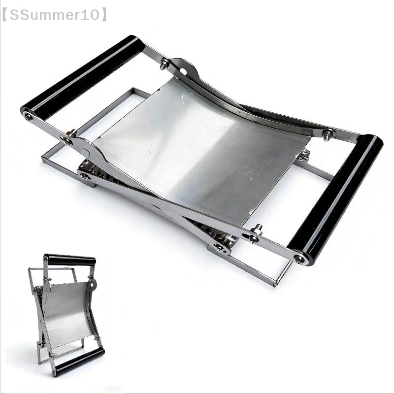【SSummer10】Manual Stainless Steel Meat Tenderizer - Portable Fast Cutlet Steak Maker for BBQ Patty Kitchen Tool【SS】