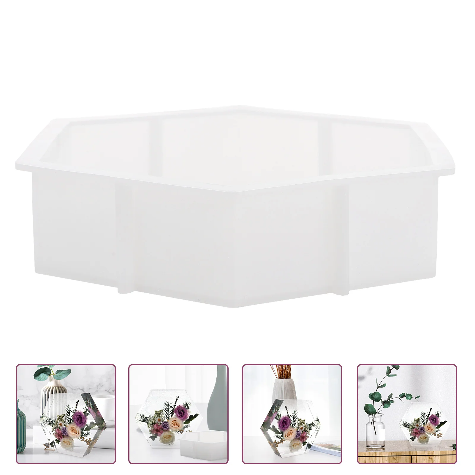 مسدس عينة مكعب قالب سيليكون لتقوم بها بنفسك أداة للحرف اليدوية صنع الديكورات الصغيرة راتنجات الايبوكسي الفن الحرف اليدوية حلية القالب #4