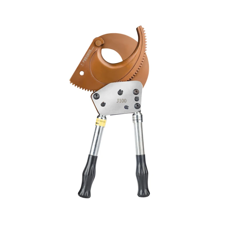 Manual Cable Cutting Tool Ratcheting Ratchet Cable Cutter J100 Cutting for 3*300mm2 or 100mm armoured Cu/Alu cable