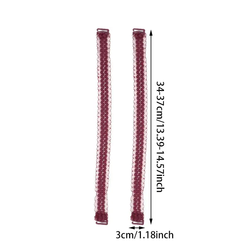 Flower Lace Bra Straps Women Adjustable Sexy Dress DIY Underwear Shoulder Strap Elastic Buckle Lingerie Strap Belt Decorative