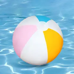 Giocattolo gonfiabile della piscina della palla da spiaggia del PVC 40cm grande palla da spiaggia dell'arcobaleno 30cm palla gonfiabile colorata della piscina dei bambini