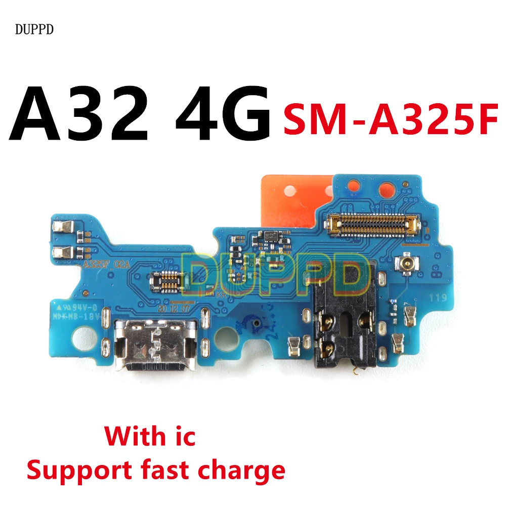 For Samsung Galaxy A32 4G 5G A325F A325 A326B Dock Connector USB Charger Charging Port  Mainboard Main Mother Board Flex Cable image 2