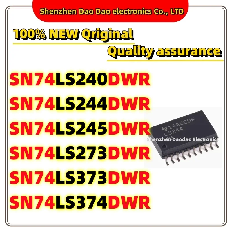 

5Pcs SN74LS240DWR LS240 LS244 LS245 LS273 LS373 LS374 SN DWR SOIC-20 Eight buffer and line driver chip IC new original