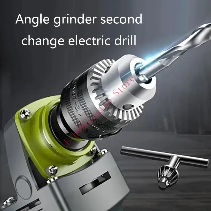 63HF Electric Grinding Chuck Multi-functional Three-jaw Mini Drill Chuck Adapter Clamping 1.5-10 mm M10Thread