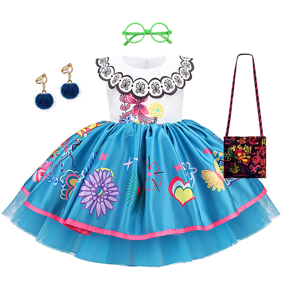mirabel princess dress Amazon.com: Yipkorra Mirabel Costume for Girls Cosplay Isabella Outfit Princess Halloween Dress Up With Earrings (Mirabel B, 3-4 Years) : Clothing, Shoes & Jewelry