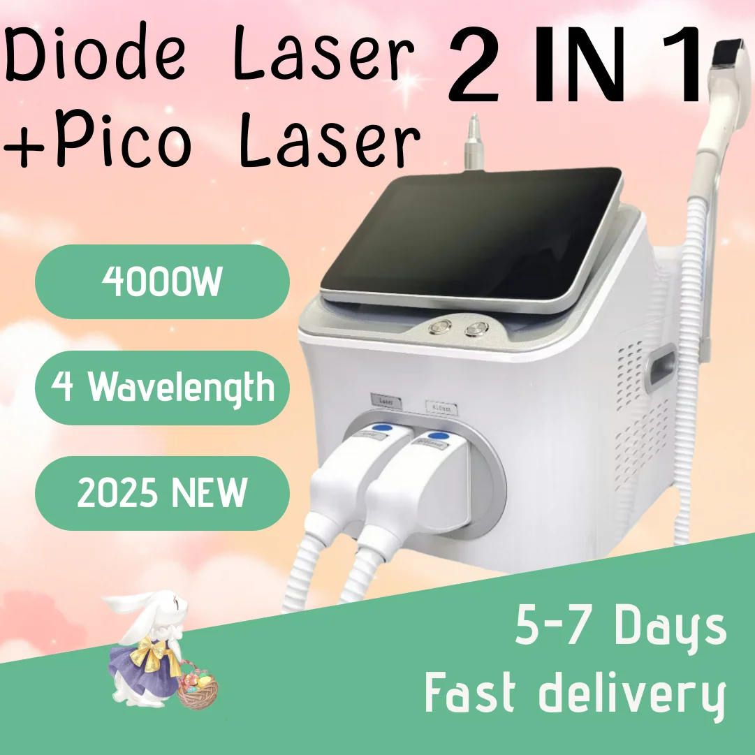 4000W Titanium Diode Laser Hair Removal Machine