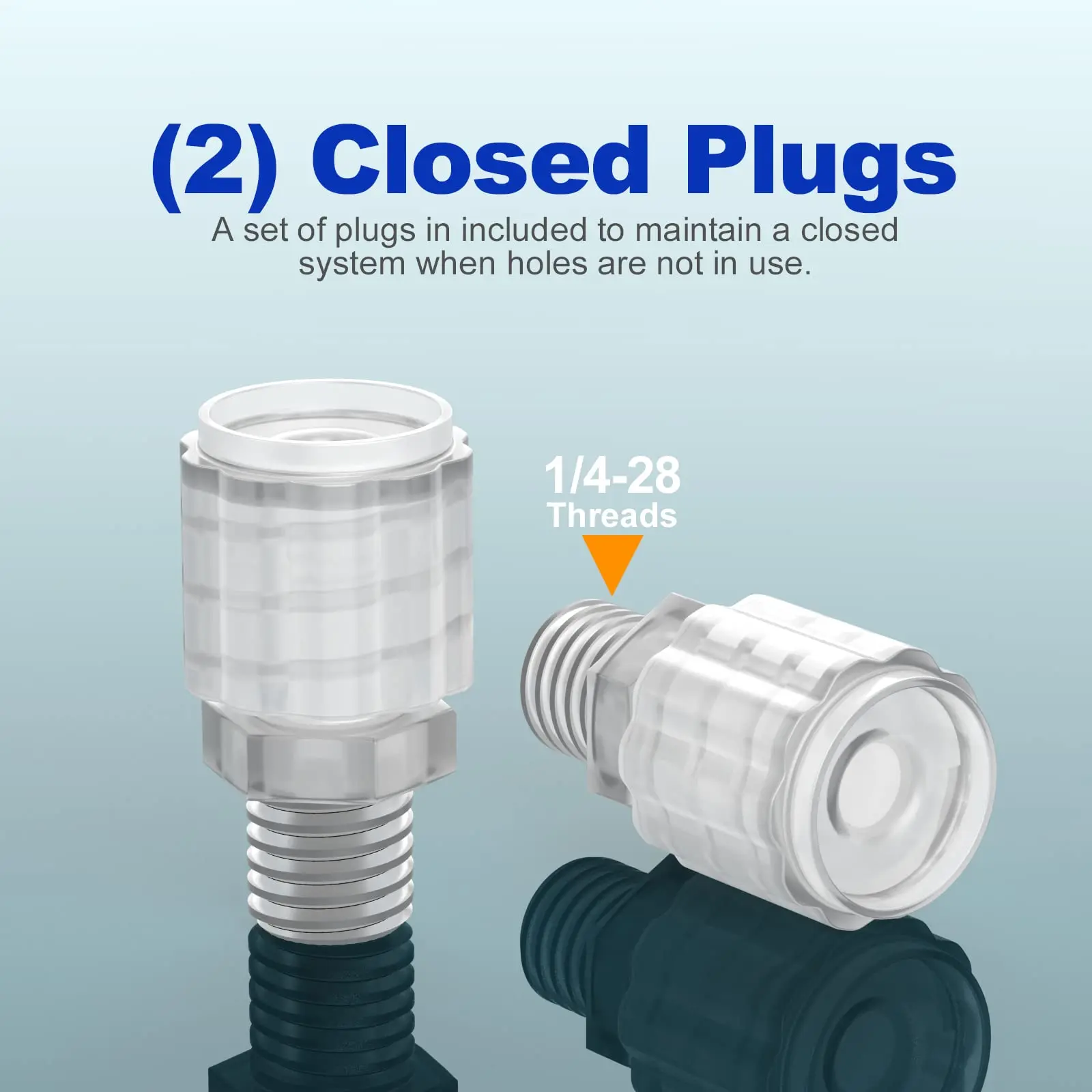 GL45 2-Port Safety Filling Cap for 1/8\